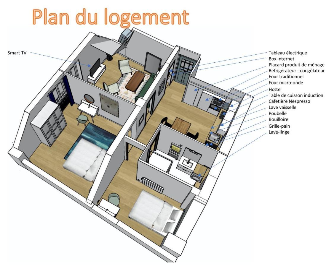 Appartement Elégant 3 pièces à Thonon-les-Bains Extérieur photo